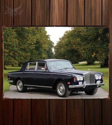 Металлическая табличка Rolls-Royce Silver Shadow